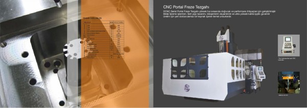 CNC Portal Freze Tezgahı